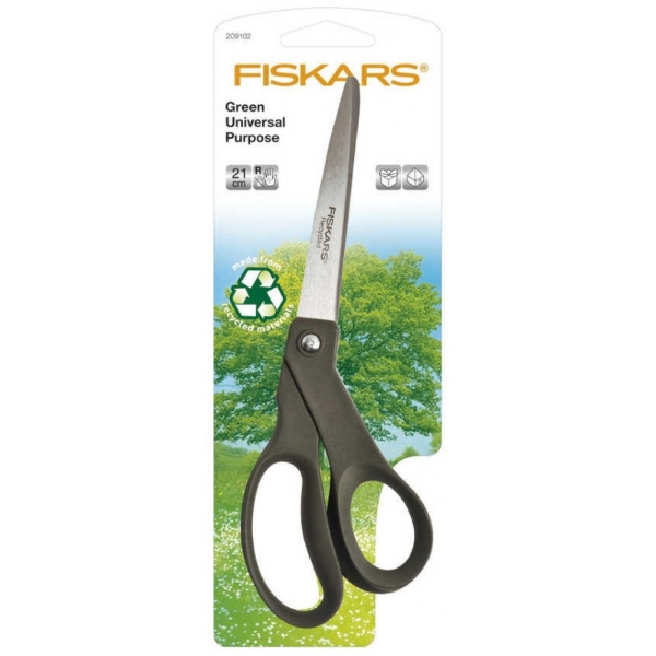 Picture of FISKARS GREEN UNIVERSAL PURPOSE SCISSOR 21CM-1001302