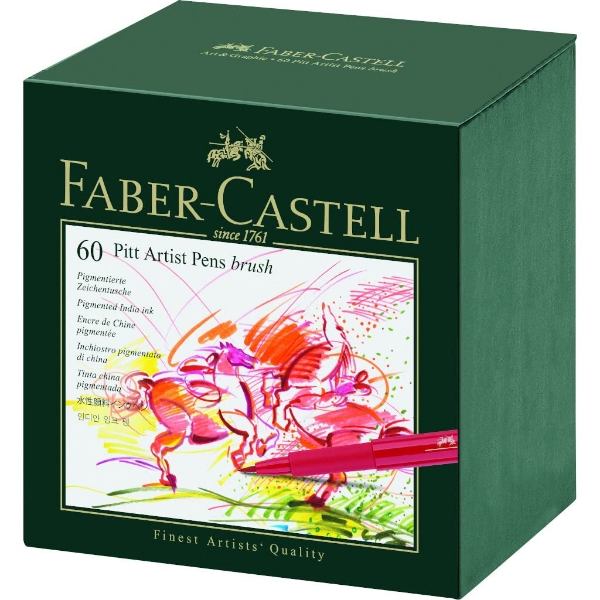 Picture of Faber Castell Artist Brush Pen - Set of 60 (Studio Box )