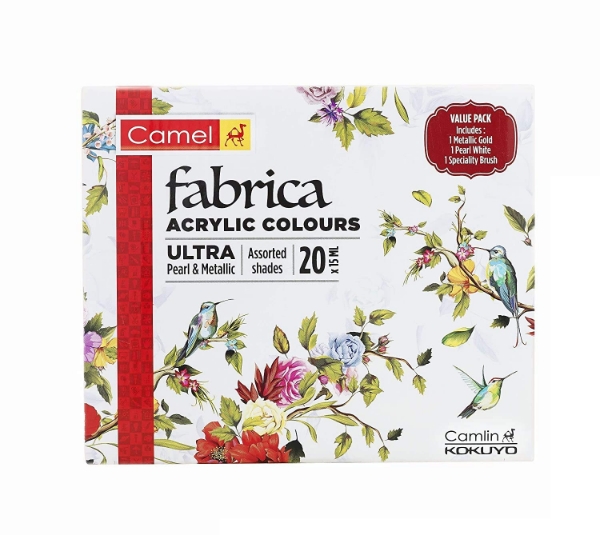 Picture of Camel Fabrica Acrylic Colour Ultra - Set of 20 (15ml)