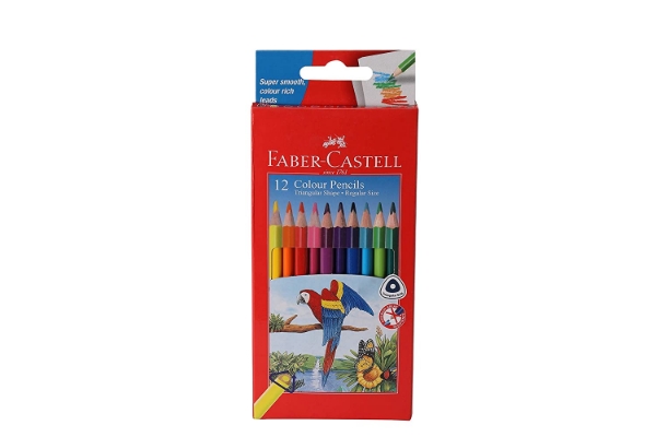 Picture of Faber Castell Trio Colour Pencils  - Set of 12