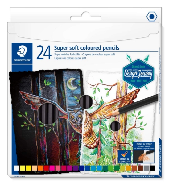 Picture of Staedtler Super Soft Coloured Pencil - Set of 24