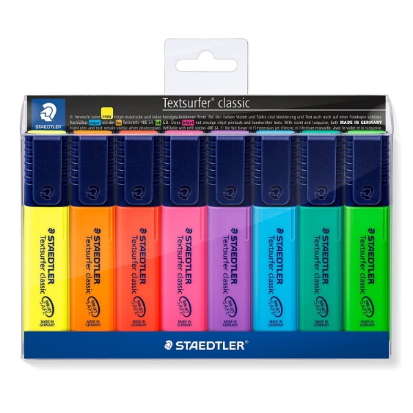 Picture of Staedtler Textsurfer Highlighter - Set of 8
