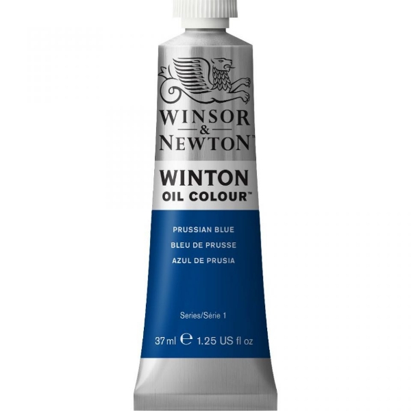 Picture of Winsor & Newton Winton Oil Colour - 37ml Prussian Blue