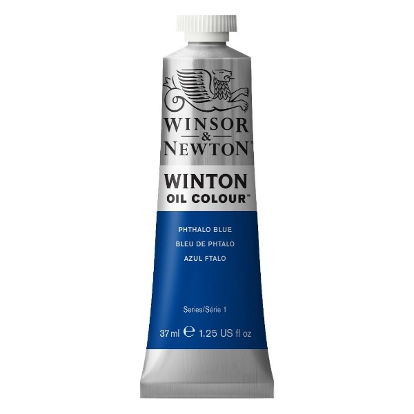 Picture of Winsor & Newton Winton Oil Colour - 37ml Phthalo Blue