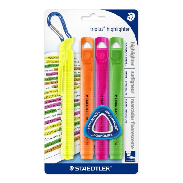 Picture of Staedtler Triplus Highlighter - Set of 4