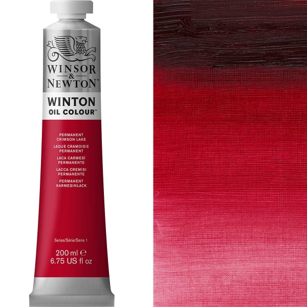 Picture of Winsor & Newton Winton Oil Colour - 200ml Permanent Crimson Lake
