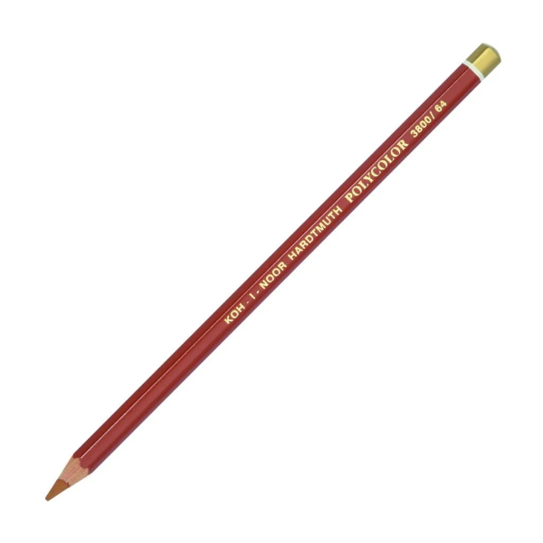 Picture of Kohinoor Polycolour Pencil - 3800 Burnt Ochre 64