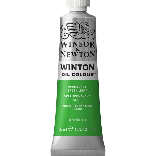 Picture of Winsor & Newton Winton Oil Colour - 37ml Permanent Green Light