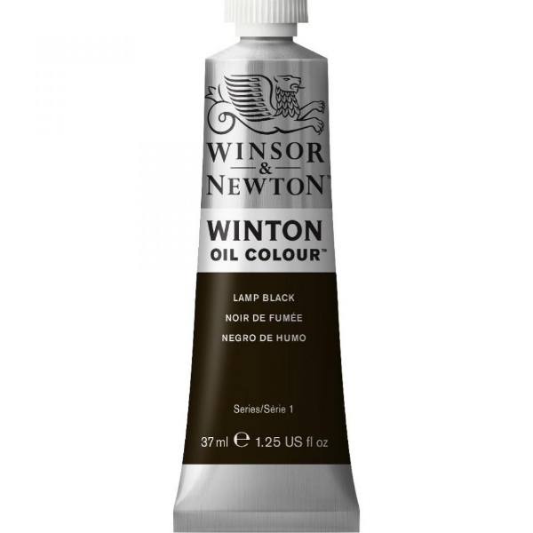 Picture of Winsor & Newton Winton Oil Colour - 37ml Lamp Black
