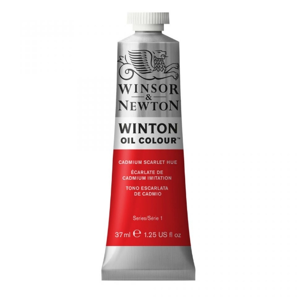Picture of Winsor & Newton Winton Oil Colour - 37ml Cadmium Scarlet Hue SR-1