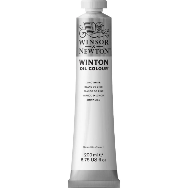 Picture of Winsor & Newton Winton Oil Colour - 200ml Zinc White 748