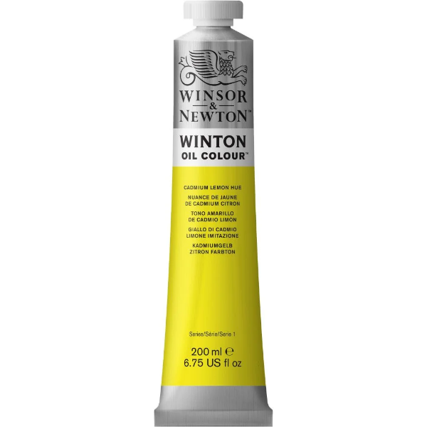 Picture of Winsor & Newton Winton Oil Colour - 200ml Cadmium Lemon Hue