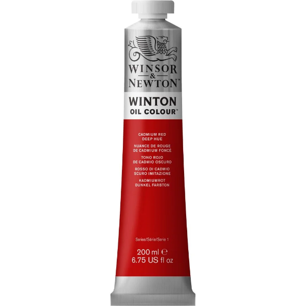 Picture of Winsor & Newton Winton Oil Colour - 200ml Cadmium Red Deep Hue