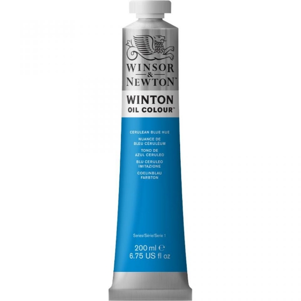 Picture of Winsor & Newton Winton Oil Colour - 200ml Cerulean Blue Hue