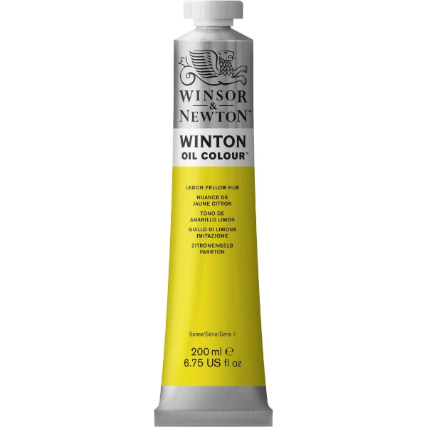 Picture of Winsor & Newton Winton Oil Colour - 200ml Lemon Yellow Hue 346