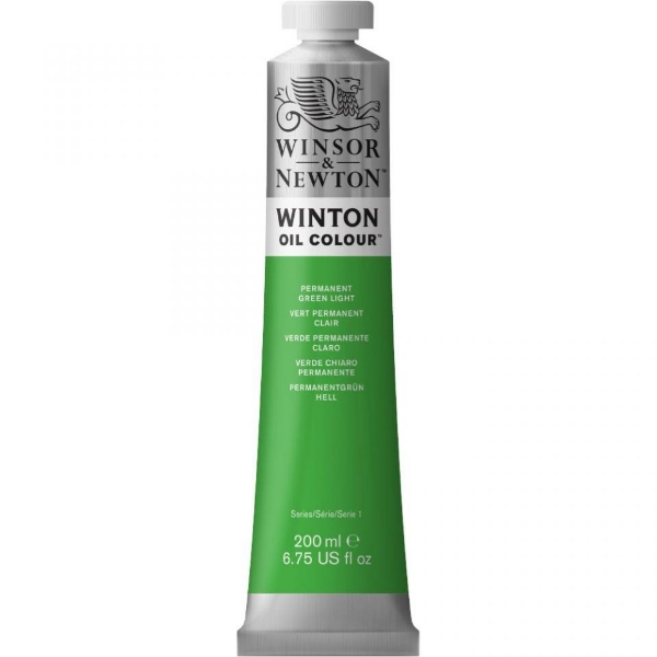 Picture of Winsor & Newton Winton Oil Colour - 200ml Permanent Green Light