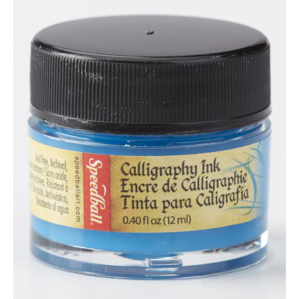 Picture of Speedball Acrylic Ink - Indigo Blue (12ml)