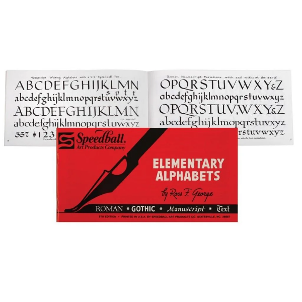 Picture of Speedball Elementary Alphabets Book