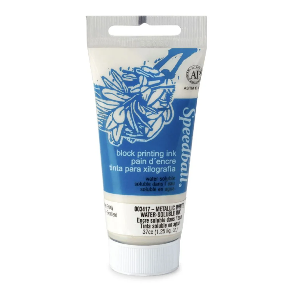 Picture of Speedball Water Block Ink - 37ml Platinum White