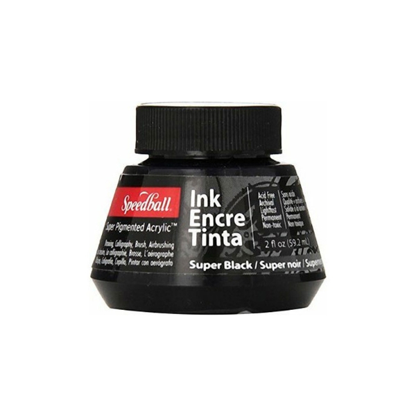 Picture of Speedball Acrylic Ink - 59.2ml Black