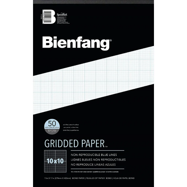 Picture of Speedball Bienfang Designer Grid Paper - 75gsm 10x10"