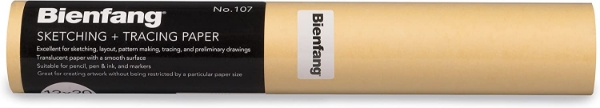 Picture of Speedball Bienfang Sketching & Tracing Paper Roll - 30gsm 12x20 Yards