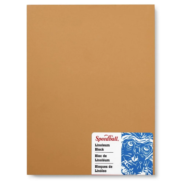 Picture of Speedball Linoleum Block - Smoky Tan 6x8"