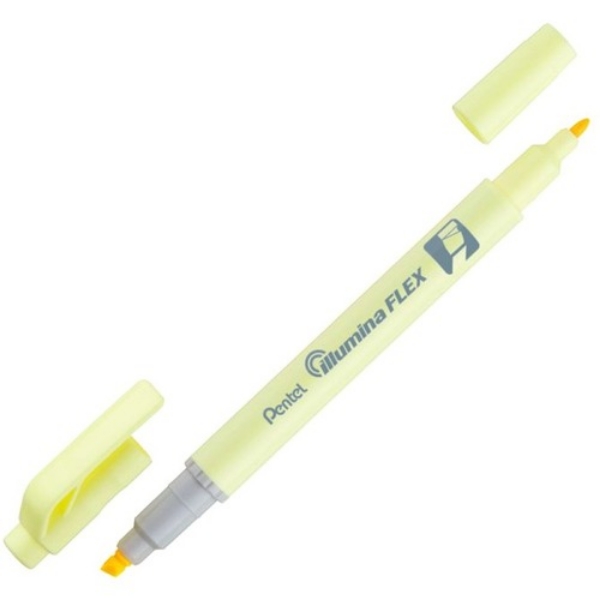 Picture of Pentel Illumina Flex Dual Tip Pastel Highlighter - Yellow