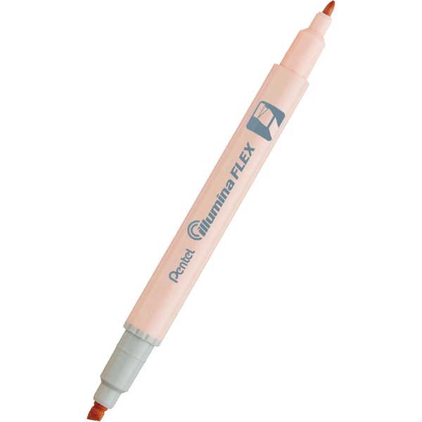 Picture of Pentel Illumina Flex Dual Tip Pastel Highlighter - Orange