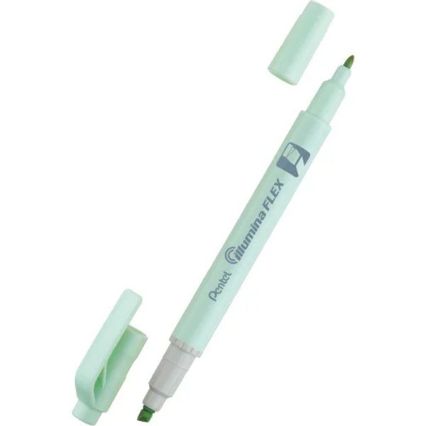Picture of Pentel Illumina Flex Dual Tip Pastel Highlighter - Green