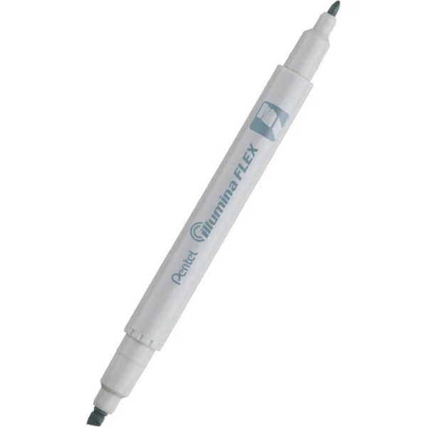 Picture of Pentel Illumina Flex Dual Tip Pastel Highlighter - Grey