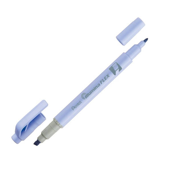 Picture of Pentel Illumina Flex Dual Tip Pastel Highlighter - Blue