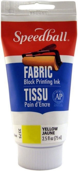 Picture of Speedball Fabric Block Printing Ink - Yellow