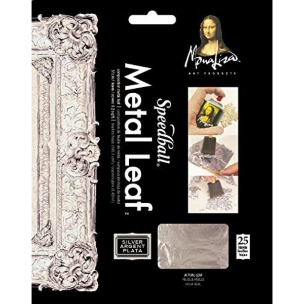Picture of Speedball Metal Silver Leaf Sheets - Pack of 25
