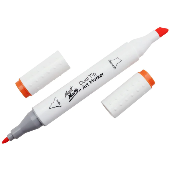 Picture of Mont Marte Dual Tip Art Marker - Orange 23