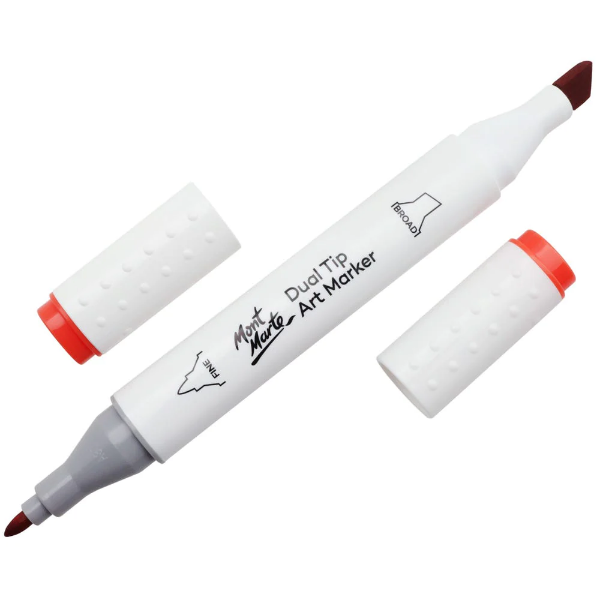 Picture of Mont Marte Dual Tip Art Marker - Vermilion 14