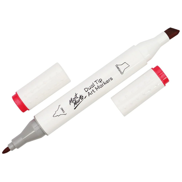 Picture of Mont Marte Dual Tip Art Marker - Coral Red 12