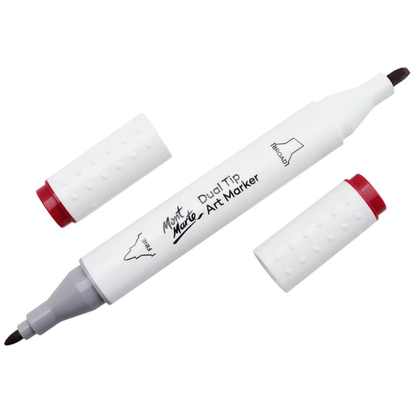 Picture of Mont Marte Dual Tip Art Marker - Old Red 2 