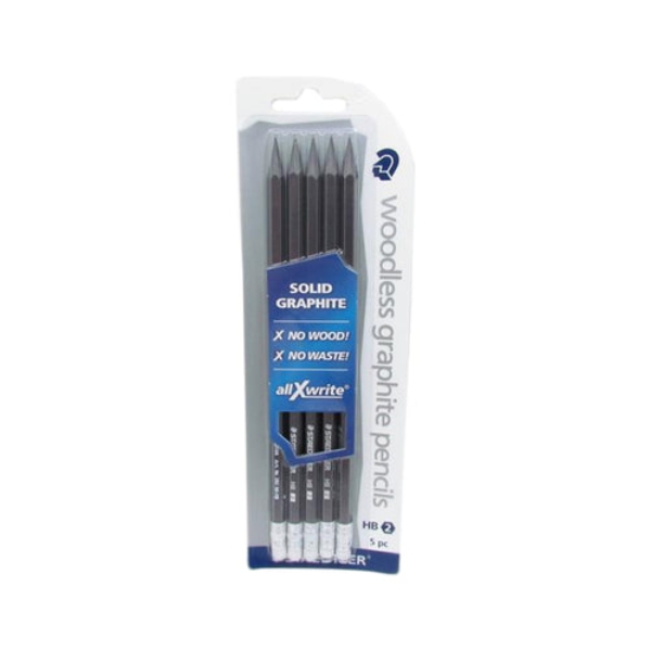 Picture of Staedtler Solid Graphite Woodless Pencil HB-2  - Set of 5