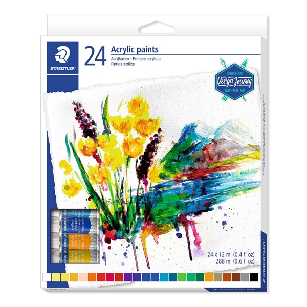 Picture of Staedtler Karat Acrylic - Set of 24 (12ml)