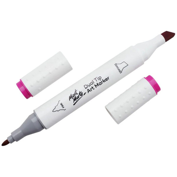 Picture of Mont Marte Dual Tip Art Marker - Vivid Reddish 87