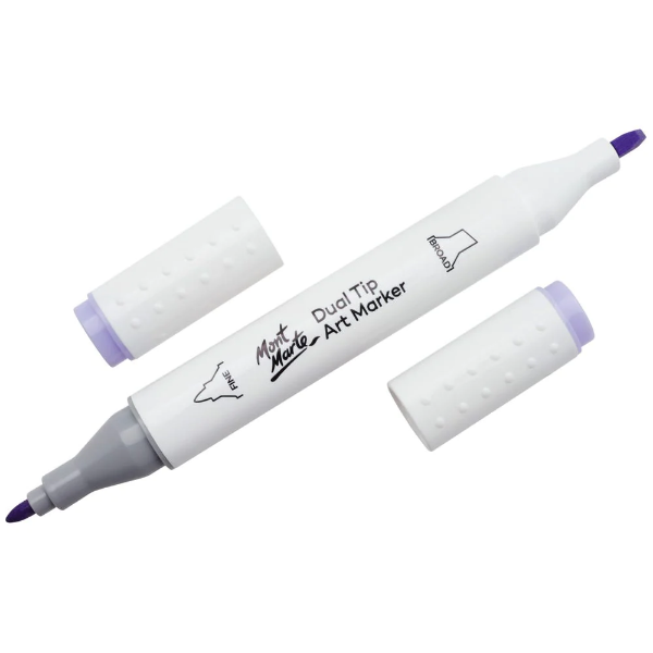 Picture of Mont Marte Dual Tip Art Marker - Dart Blue Light 75