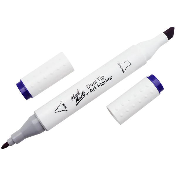 Picture of Mont Marte Dual Tip Art Marker - Cobalt Blue 71 