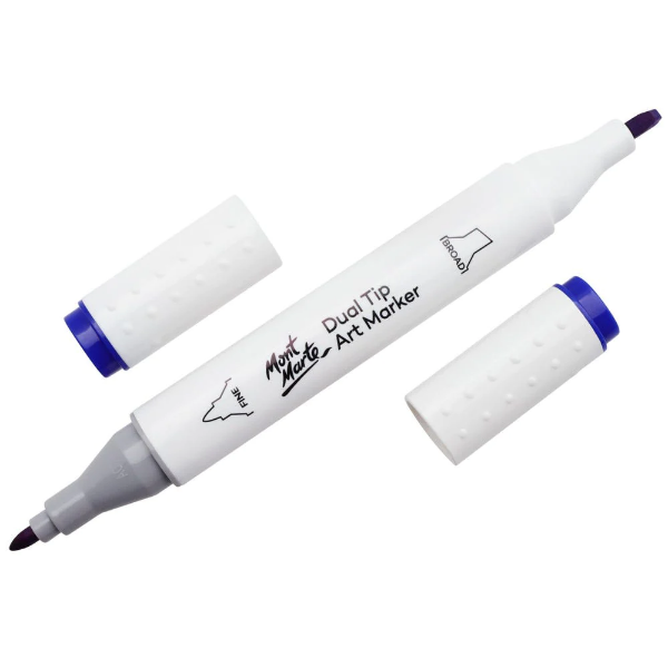 Picture of Mont Marte Dual Tip Art Marker - Napoleon Blue 72