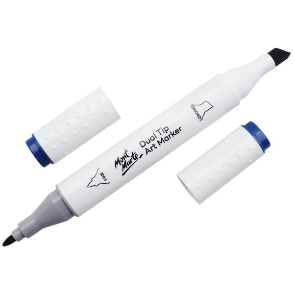 Picture of Mont Marte Dual Tip Art Marker - Prussian Blue 69