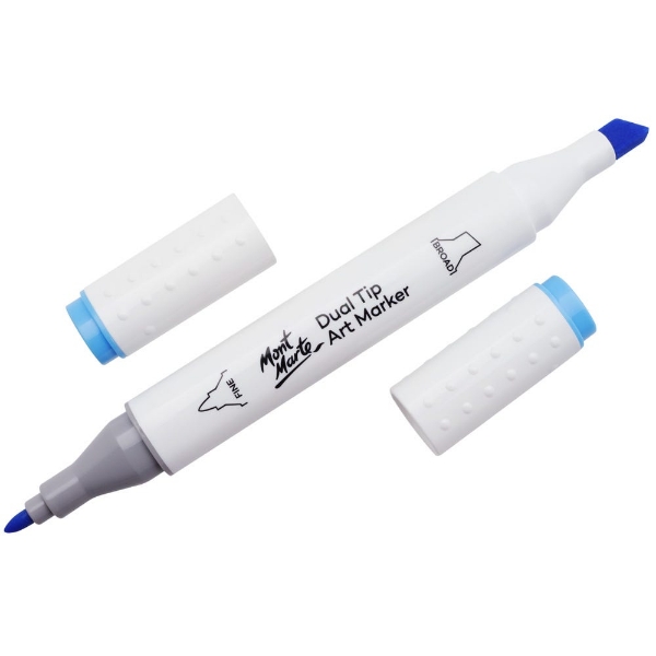 Picture of Mont Marte Dual Tip Art Marker - Sky Blue 76