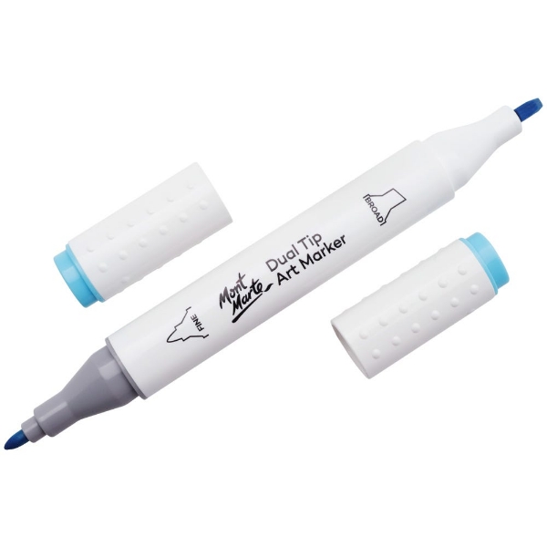 Picture of Mont Marte Dual Tip Art Marker - Baby Blue 66