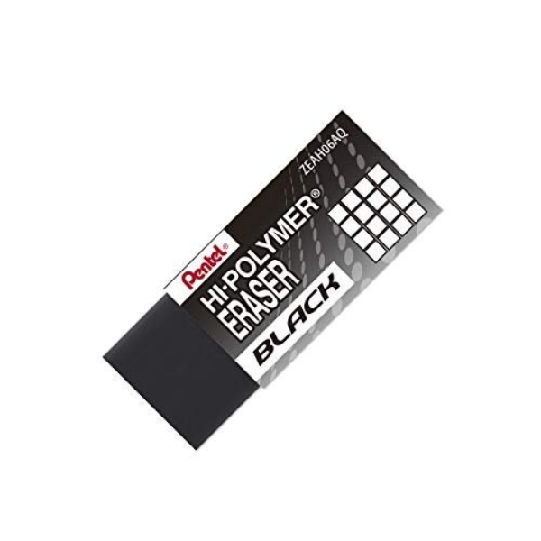 Picture of Pentel Hi-Polymer Black Eraser - Small