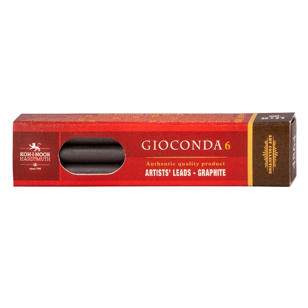 Picture of Kohinoor Gioconda Artist Graphite Lead Set of 6 - 5.6mm (4B)