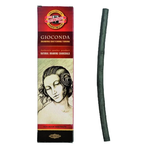 Picture of Kohinoor Gioconda 6-7mm Natural Charcoal Set of 6 - 8622